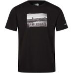 Regatta Fingal Slogan II Siyah Erkek T-Shirt