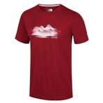 Regatta Fingal V' Quick Drying Active kısa kollu baskılı tişört/polos/vests 3XL