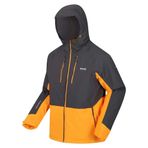 Regatta Highton STR Iii erkek ceketi, su geçirmez, yalıtımlı, Kül/Turuncu Biber, XL