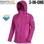 Regatta Kadın Bayanlar 3'ü 1 Arada Premılla Su Geçirmez Mont / Ceket - XL - Mor