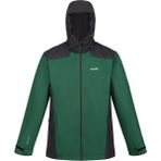 Regatta RMP281 Thornridge II Yeşil Gri Kapüşonlu Regular Fit Erkek Mont