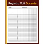 Registro Voti Docente: Quaderno per Insegnanti della Scuola Primaria