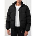 Reglan Kol Unisex Yağmur Rüzgar Geçirmez Bomber Oversize Mont Ceket Kaban Waterproof - Siyah
