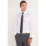 Regular Fit Beyaz Non-Iron %100 Pamuk Doğa Dostu Ekoteks Belgeli Ütü Gerektirmez Gömlek - 2XL