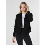 Regular Fit Blazer Siyah Kadın Ceket