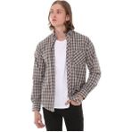 Regular Fit Ekose Erkek Gömlek (Hediye Kutulu) - 2XL - Kum Beji - Koyu Lacivert