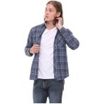 Regular Fit Ekose Erkek Gömlek (Hediye Kutulu) - 2XL - Mavi - Açık Mavi - Beyaz - Turkuaz