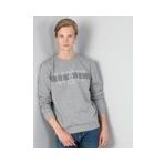 Regular Fit Erkek Gri Melanj Sweatshirt