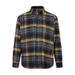 Regular Fit Erkek Kışlık Hakiki Oduncu Gömleği Sarı-6923