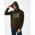 Regular Fit Erkek Sweatshirt - Haki - 2XL