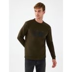 Regular Fit Erkek Sweatshirt - Haki - M
