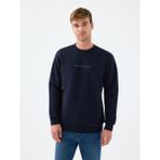 Regular Fit Erkek Sweatshirt - Koyu Lacivert - 2XL