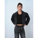 Regular Fit Kadın Ceket - Denim - XS - S
