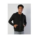 Regular Fit Kapişonlu Siyah Erkek Sweatshirt