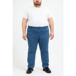 Regular Fit Likralı Büyük Beden Erkek Jean Pantolon 7374