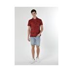 Regular Fit Polo Yaka Turuncu Erkek Kısa Kol Tişört