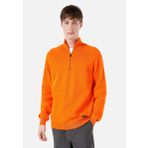 Regular Fit Turtle Neck Jakarlı Erkek Turuncu Kazak