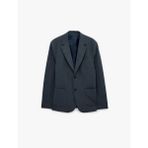 Regular Fit Uzun Kollu Cepli Düğmeli Gömlek Yaka Blazer Ceket