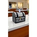 Rehatoys Tip Box Bahşiş Kutusu ve Kumbara Sandık Tipi Tipbox - Beyaz