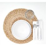 Rehau Ikea Amerikan Servis, Su Sümbülü, T37 cm Tabak Altlığı Soare - Açık Pembe-Hafif