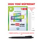 REHBER MATEMATİK YAYINLARI 49 Günde TYT Geometri Video Ders Kitabı + Hediyeli