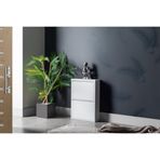 ReHome 2 Raflı Metal Ayakkabılık | Beyaz | Ayakkabı Rafı | Ayakkabı Dolabı