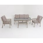 Rehome Fusion Üçlü Rattan Bahçe Oturma Grubu | Rehome