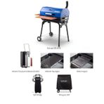 Rehome Guruss CG-075 Barbekü Mangal | Kömürlü | 75 Cm | Gece Mavisi | Tam Set