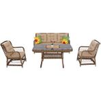 ReHome LaVida Bahçe Oturma Takımı | Rattan Bahçe Balkon Takımı | 3+1+1 ve Sehpa