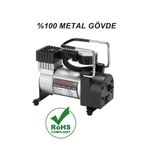 Reidan Lastik Pompası Araç Oto Kompresörü Lastik Şişirme Metal