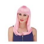 ReilaParty Soft Pembe Renk Uzun Saç Parti Peruğu