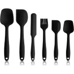 Reis Home Silikon Yanmaz Spatula Seti Fırça ve Pasta Sıvama Bıçağı Seti 6'lı