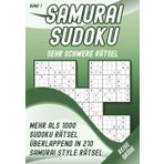 Reiserätsel Samurai Sudoku Sehr Schwer: 210 Herausfordernde Gehirntraining Rätsel für Profis