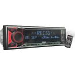 Reiss Audio Reiss RS-MX81DSP 3AMFI Çıkışlı Profesyonel Dsp Işlemcili Oto Teyp Rgb Işıklı Bluetooth-Usb Tesisat Teyp - Siyah