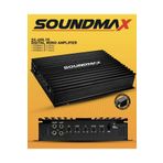 Reiss Soundmax Mono Amfi - Soundmax SX-600.1D Bass Anfisi - 600RMS