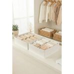 Rek Home 2'li Çekmece Dolap Içi Düzenleyici Saklama Kutusu Çocuk ve Bebek Odası Organizer Set - Beyaz