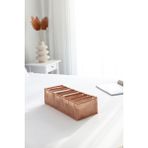 Rek Home 8 bölmeli dolap çekmece ıçi akordiyon tipi katlanır çamaşır düzenleyici organizer - Bej - 1'li