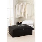 Rek Home Büyük Boy Baza Altı Yastık Yorgan Kazak Hurcu / 62 x 46 x 22 - Siyah