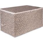 Rek Home Büyük Boy Yaprak Baskılı Hurç 64X41X35 - 1 Adet - Gri