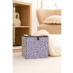 Rek Home Yaprak Lacivert Dolap İçi Çamaşır Oyuncak Düzenleyici 28x28x28 cm Saklama Kutusu Organizer