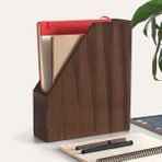 Reka Dergilik & Evrak Rafı & Dosyalık - Ceviz | Woodsaka - 29.6cmx 8.5cm x 32cm