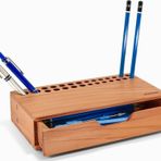 Reka - Mini Çekmeceli Kalemlik Organizer - Kiraz