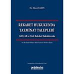 Rekabet Hukukunda Tazminat Talepleri / Murat Şahin / On İki Levha Yayınları / 9786051527666