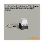 Rekey Keycap Tuş Anahtarlık - Blue Switch Anahtarlık - Stres Atıcı - Tuş Basma Hisli - Siyah