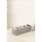 REKHOME 10 Bölmeli Gri Dolap Çekmece İçi Akordiyon Katlanır Çorap Kıyafet Çamaşır Düzenleyici Organizer