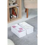 REKHOME 2'li Beyaz 8 Bölmeli Çocuk Odası Dolap Çekmece İçi Çorap Düzenleyici Petek Akordiyon Organizer