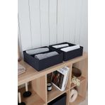 REKHOME 2'li Lacivert 3 Bölmeli Çocuk Odası Dolap Çekmece İçi Çorap Düzenleyici Petek Akordiyon Organizer