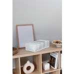 REKHOME 7 Bölmeli Beyaz Dolap Çekmece İçi Akordiyon Tipi Katlanır Çamaşır Düzenleyici Organizer