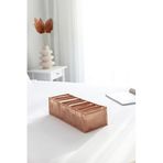 REKHOME 8 Bölmeli Bej Dolap Çekmece İçi Akordiyon Tipi Katlanır Çamaşır Düzenleyici Organizer