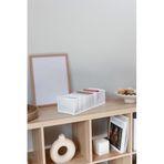 REKHOME 8 Bölmeli Beyaz Dolap Çekmece İçi Akordiyon Tipi Katlanır Çamaşır Düzenleyici Organizer